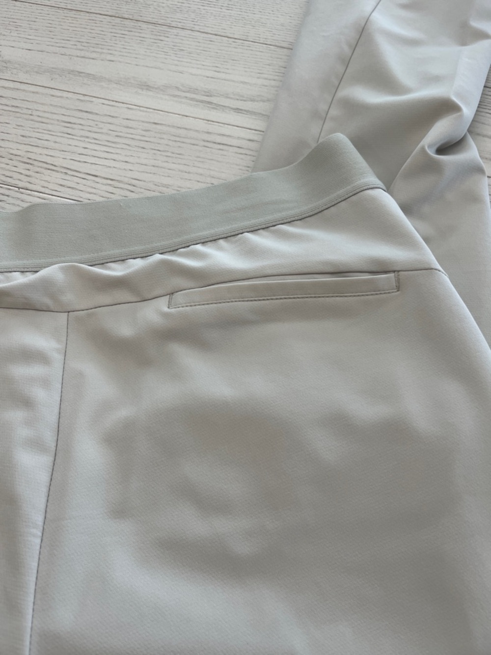 Greg Norman Collection Light Gray Stretch Pull-On Pants - Picture 3 of 7